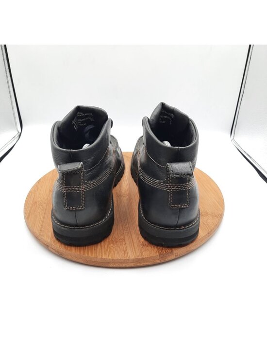 Timberland Baluster Mens Size 11.5 Chukka Boots Black Leather Rugged Moc Toe main image 6